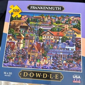 500 piece Christmas Winter puzzle.  New in box